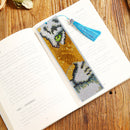 Diamond Paint Leather Bookmark Tassel Special Shape Drill Mark (S39-Tiger)