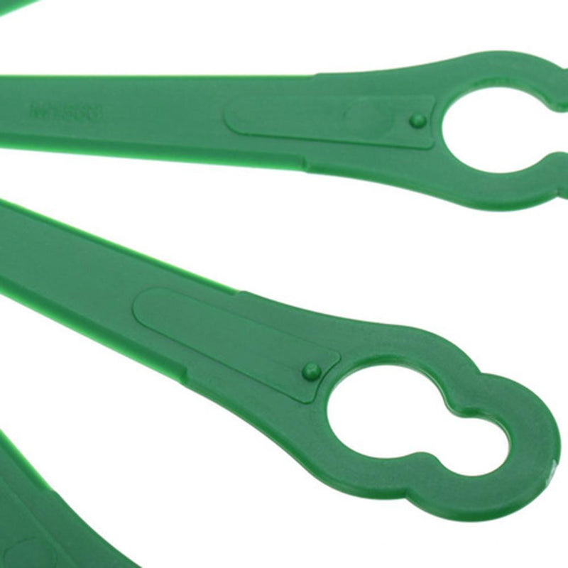 200pcs Plastic Cutter Blades for Grass Brushcutter Replacement Part (Green)