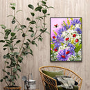 5D Diamond Painting Flower Full Round Rhinestone DIY Mosaic Picture Home Deco