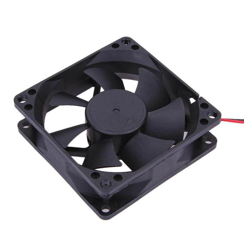 80x80x25mm 24V Brushless DC 7 Blade PC Cooler Fan Low Noise High-Sp