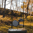 Outdoor Desktop Storage Rack Multifunction Desk Hanging Hook Shelf Stand