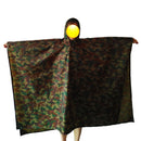 Waterproof Raincoat Unisex Rain Jacket for Outdoor Suit (Army Green Camo)