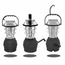 Lantern Rechargeable Ultra Bright Solar Lantern Dynamo 36 LED Hand Crank