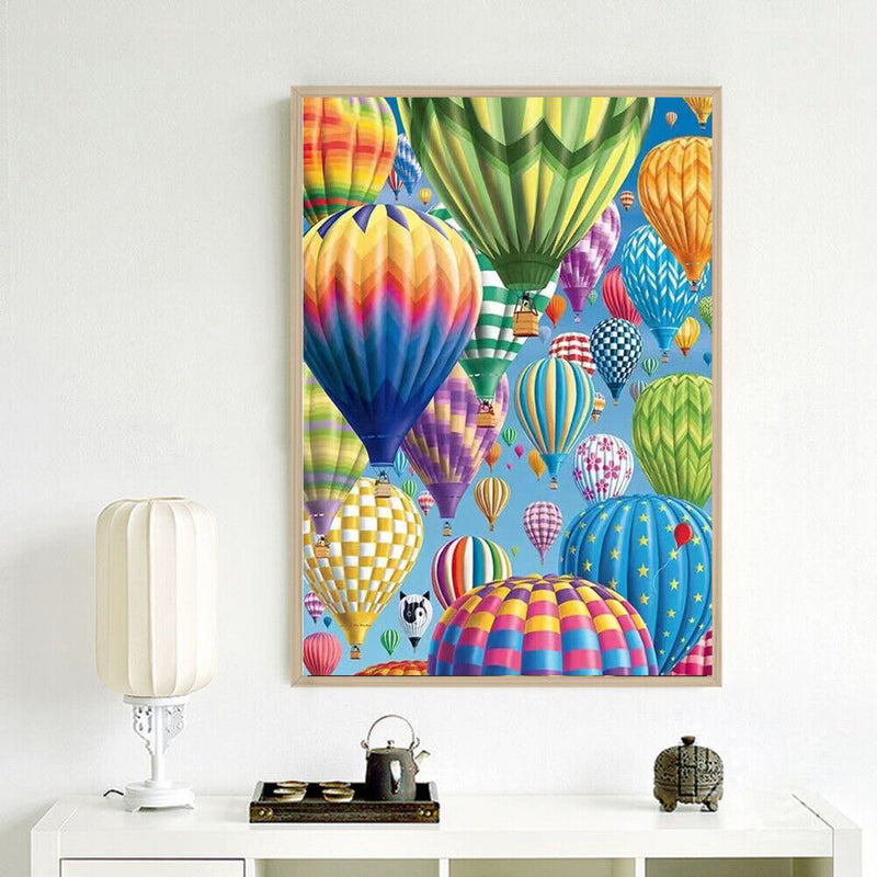 5D DIY Full Drill Diamond Painting Air Balloon Cross Stitch Embroidery Kit Gift