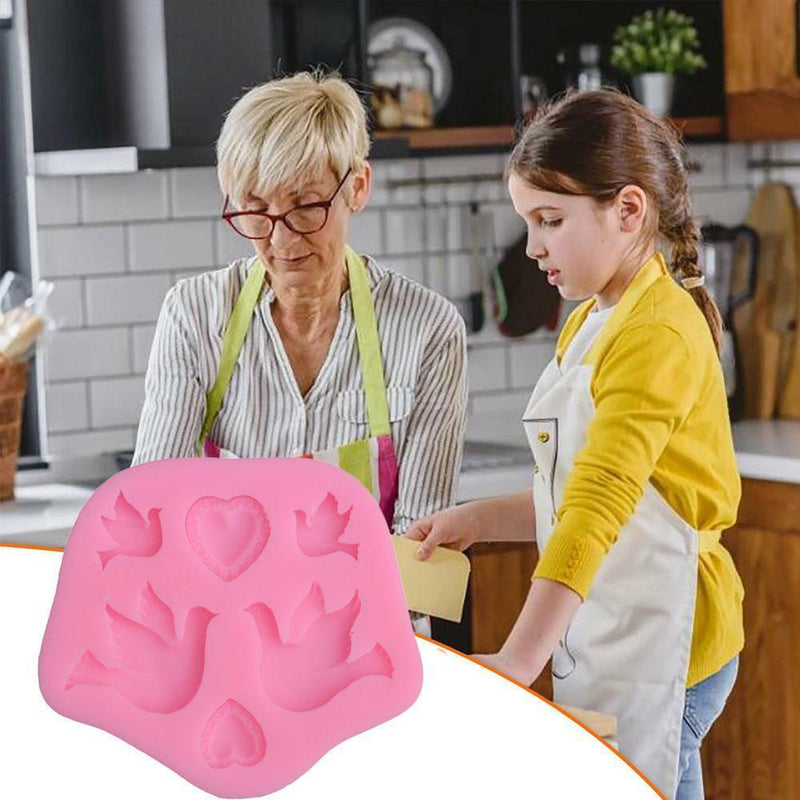 Bird's Silicone Soft Candy Mold Cake Decorating Tool Candy Chocolate Soft x 1