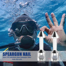 2x Stainless Steel Spear Band Wishbone Nail for Spearfishing Fishing Tackle