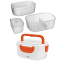 Electric Heating Lunch Box Food Heater Rice Container (ABS 110V Orange US)