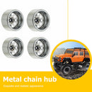 4pcs Beadlock Wheel Rims for 1/10 SCX10 90046 Traxxas TRX4 RC4WD D90 RC Crawl