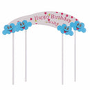 Baby Shower Birthday Party Happy Birthday Cake Flag Cake Topper Cupcake Banner