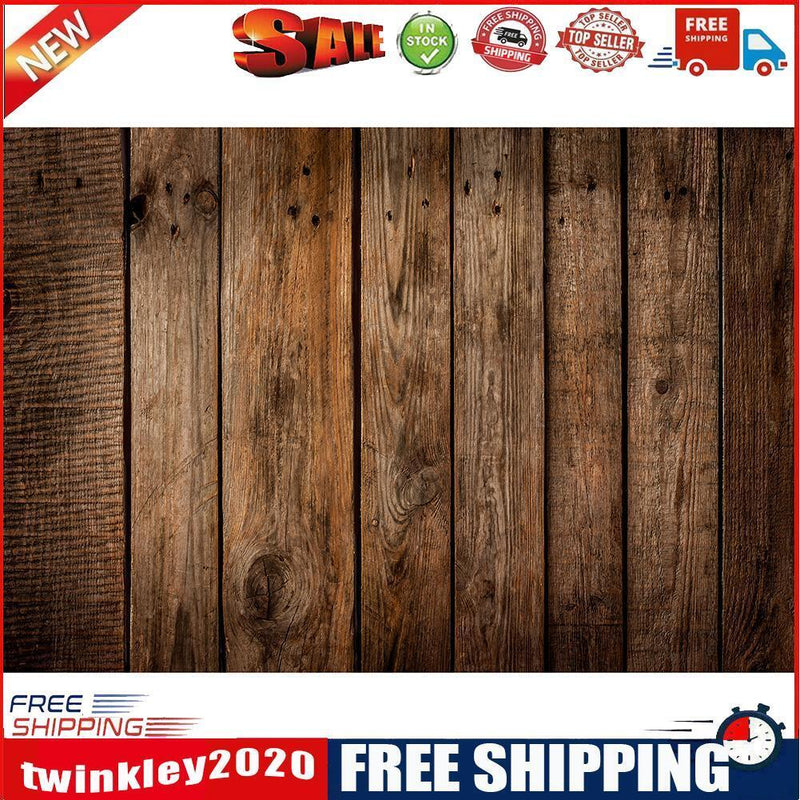 Wood Plank Texture Photography Background Cloth Backdrop Decor (0.9X1.5m)