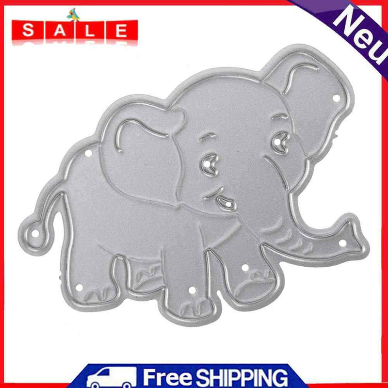 Elephant Models Stencil Punch Molds DIY Album Scrapbook Card DIY Decoration