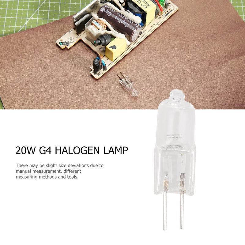 kingromargo 20W G4 halogen lamp 12V warm white 360 beam JC halogen incandescent bulb