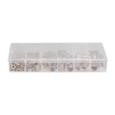 165pcs/box M3 M4 M5 M6 M8 M10 M12 Flat Head Threaded Rivet Insert Nuts
