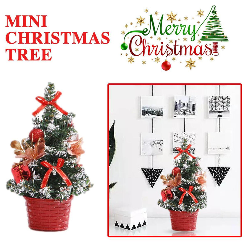 Mini Christmas Tree Xmas Craft Decor Ornament Gift Home Decoration.