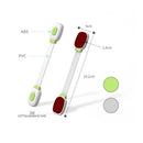 Plastic Safe Drawer Lock Green Anti-pinch Baby Protective Lock Catch (2pcs)