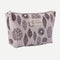 Canvas Make Up Organizer Women Cosmetic Wash Pouch Print Zipper Money Bard Bagd