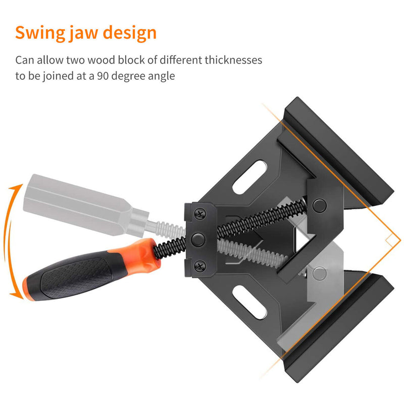 Corner Clamps Adjustable Quick Spring Loaded Woodworking Clamps for Framing