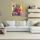 5D DIY Full Drill Diamond Painting Happy Panda Cross Stitch Embroidery Rhines