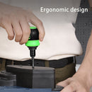 Dual Purpose Slotted Phillips 2 in 1 Mini Ratchet Screwdriver Tool (Green) Newly