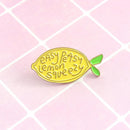 Creative Yellow Lemon Brooches Enamel Badges Jacket Bag Decor Jewelry Gift