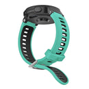 Silicone Watch Band for Garmin Forerunner 735XT 620 630 (Black+Mint Green)