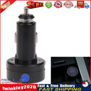 DF-01-V Car Voltmeter Cigarette Lighter Charger Blue Digital Display Newly