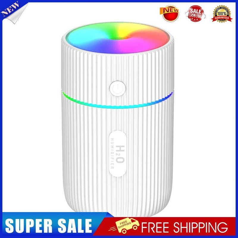 Portable Colorful Mini USB Car Humidifier Mist Maker Air Purifier (White)