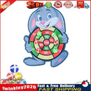 Shooting Sucker Ball Target Dartboard Toys Kit with Hook Balls (Bunny) Newly