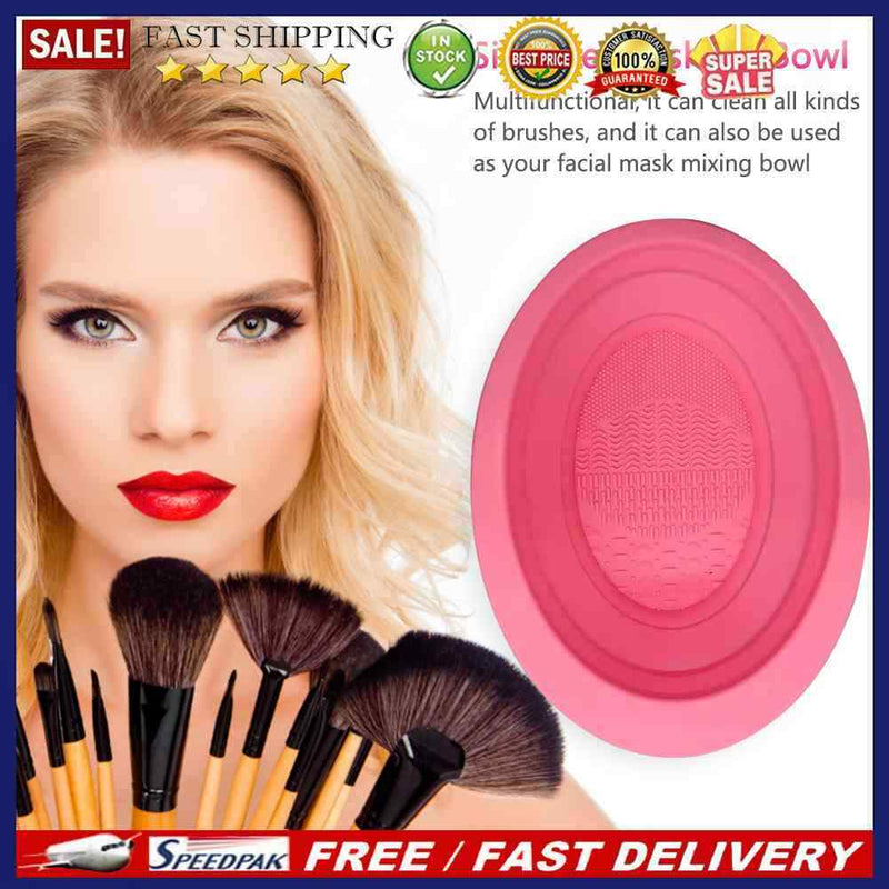 Foldable Washing Bowls Combination Set Makeup Eggs Brushes Cleaning Storage K