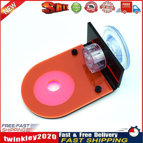 Fish Tank Coral Frag Rack Aquarium Reef with Plugs Suction Holder (Red) Newly