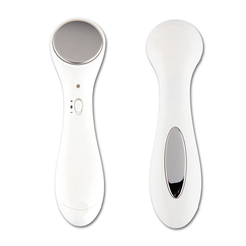 Ultrasonic Ion Face Lifting Beauty Device Skin Care Facial Massager (White)
