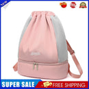 Drawstring Swimming Backpack Fitness Bag Waterproof Pool Dry Wet Bag (Pink)