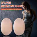 1 Pair Adhesive Shoulder Enhancer Pad Invisible Push-up Soft Foam Padded Cush