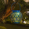 Creative Solar LED Iron Art Hollow Lantern Light Outdoor Decor Lighting Lamp