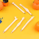 5 pcs/lot Novelty Bone Shape Ballpoint Pen 0.7mm Ink Refill Writing Ball Pens`
