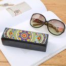 DIY Diamond Painting Sunglasses Case Portable Leather Glasses Storage Box Newly