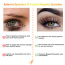 False Eyelashes Fourfold Ultra Thin Magnets No Glue No Liquid Eyeliner Needd