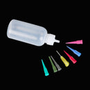 5pcs Condiment Sauce Plastic Craft Tattoo Nozzles Jam Painting Squeeze Bottles