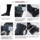 Fishing Cycling Battery Power Electric Heated Socks Foot Warmer Thermal Cotton