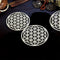 Wooden Wall Sign Slice Wood Base Flower Of Life Energy Mat Flower of Life Shape