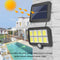 Solar Lights Outdoor, 160 COB Waterproof Security Solar Motion Sensor Lights