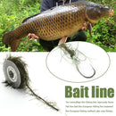 5m Realistic Weed Carp Fishing Line Method Feeder Hair Rigs Tackle (35LB)