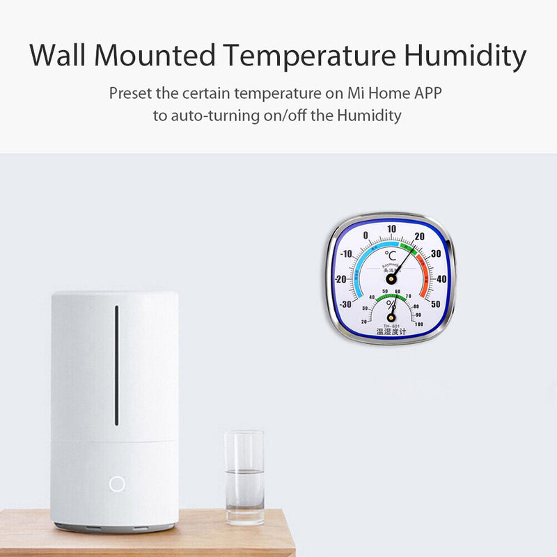 Wall Mounted Temperature Humidity Meter Kitchen Thermometer Hygrometer
