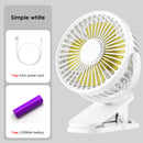 #A Portable USB Clip-On Desktop Fan Portable Office Household Travel Air Cooler