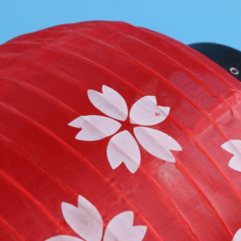 2pcs Lantern Cloth Festival Lanterns Waterproof for Shop Hotel Decor (Red)