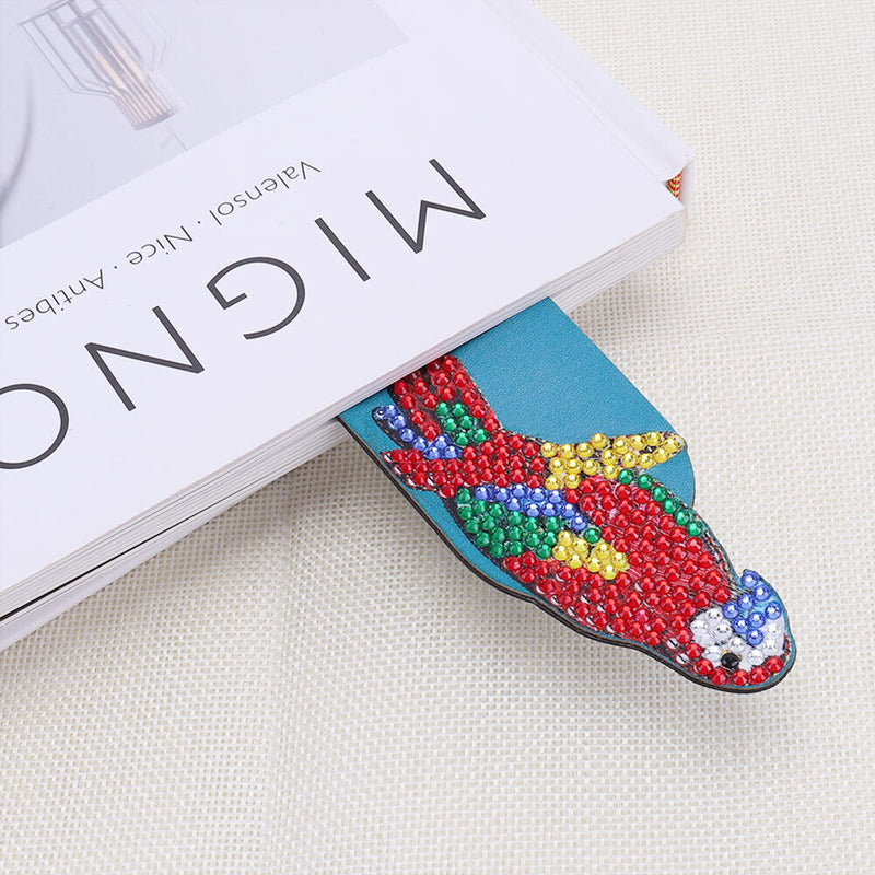 DIY Diamond Painting Leather Bookmark Mosaic Special-shaped Drill Book Marks