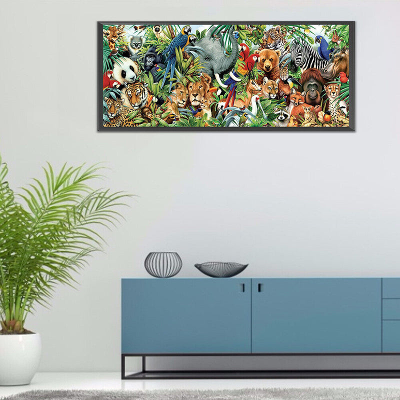 5D Diamond Painting Animal Party Full Square Rhinestone DIY Home Decoration Gift