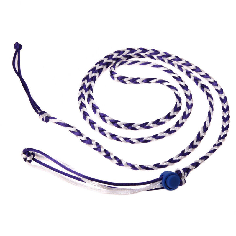 Pet Hamster Cage Leash Adjustable Pet Rat Mouse Harness Rope Leash(Blue)