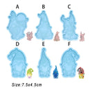 Garden Elves Mold Silicone Moulds Christmas Keychain Molds Jewelry Making Tool