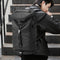 #A Men Fitness Backpack USB Charging Port Zipper Pocket Outdoor Carrying Rucksac